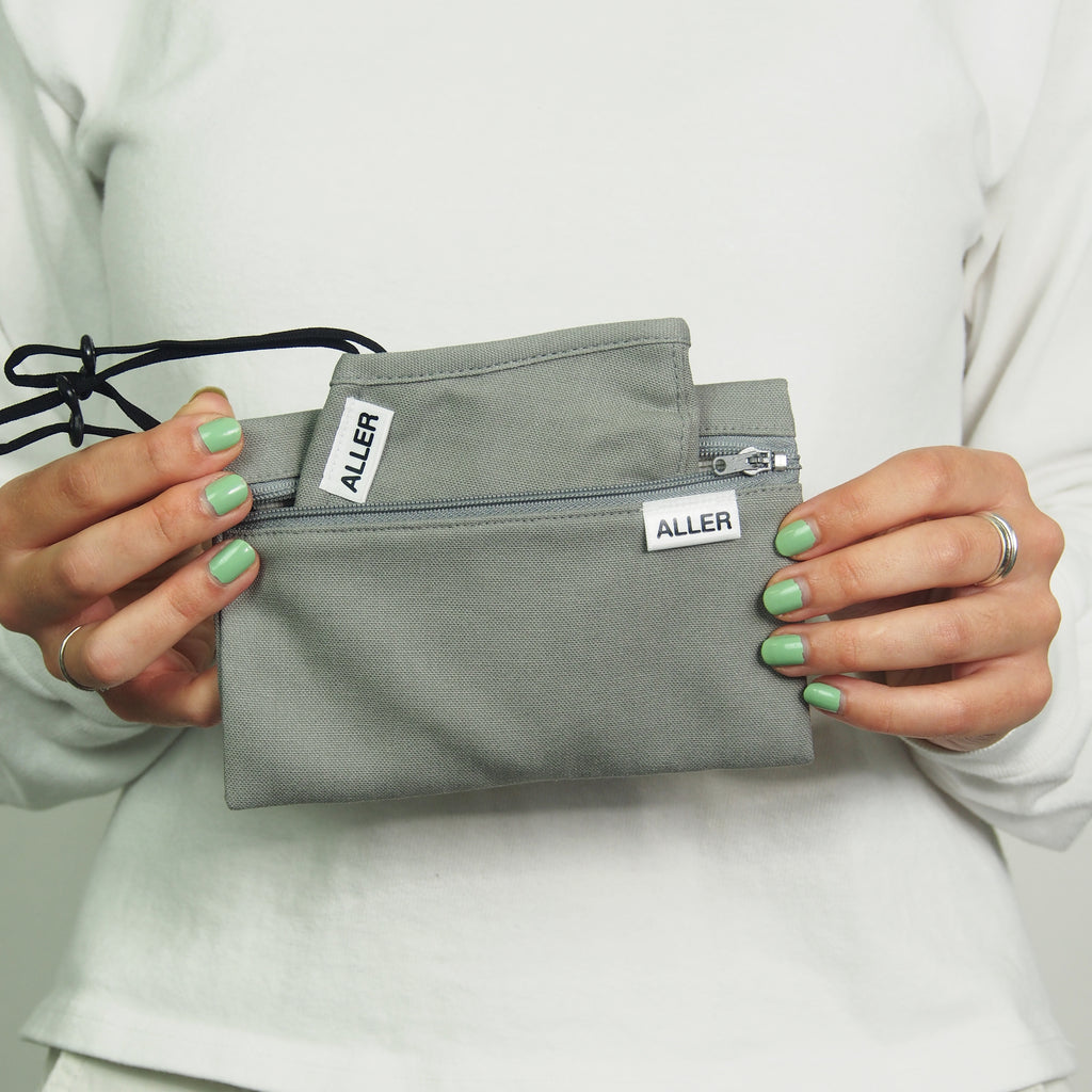 All purpose grey pouch in combo